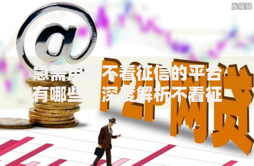 急需用钱不看征信的平台有哪些？深度解析不看征信的借贷渠道