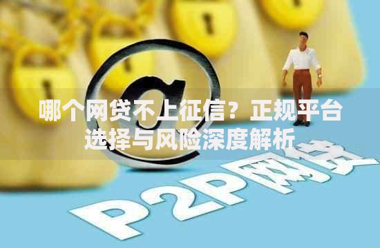 哪个网贷不上征信？正规平台选择与风险深度解析