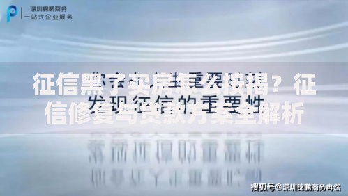 征信黑了买房怎么按揭?征信修复与贷款方案全解析 征信黑了买房怎么按揭?征信修复与贷款方案全解析