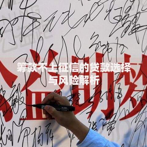 筹款不上征信的贷款选择与风险解析