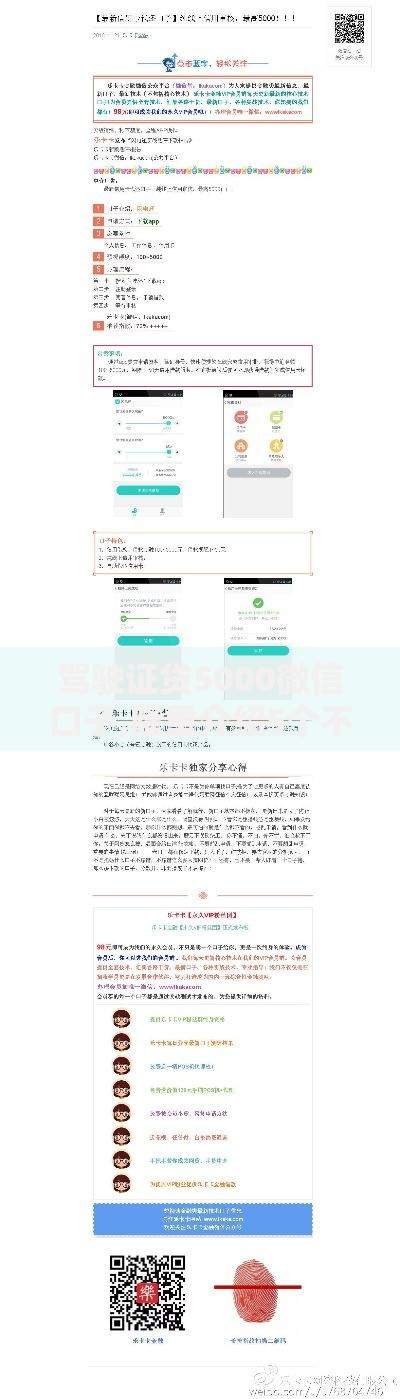 驾驶证贷5000微信口子,隆重介绍5个不需要征信的借款平台