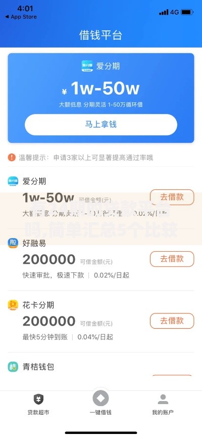 有24期的贷款平台吗,简单汇总5个比较容易过的贷款平台