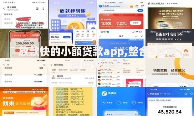 放款快的小额贷款app,整合5款网贷中介平台