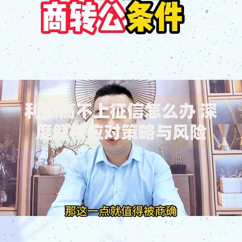 利息高不上征信怎么办 深度解析应对策略与风险