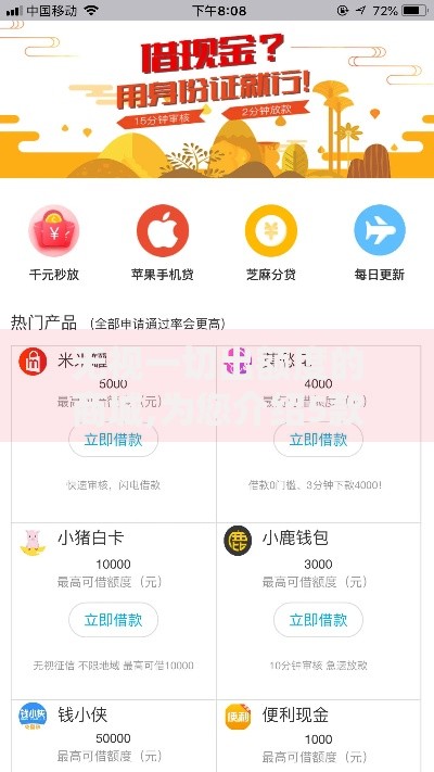 无视一切出额度的商城,为您介绍5款纯信用贷款平台