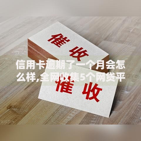 信用卡逾期了一个月会怎么样,全网收集5个网贷平台都
