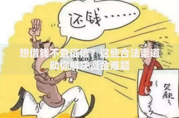 想借钱不查征信？这些合法渠道助你解决资金难题