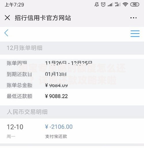 淘宝专享临时额度怎么还？详细还款攻略来啦