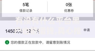 有没有什么平台黑户也能借钱,真心推荐5个网上借钱的平台