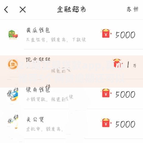 24期正规贷款app,真心推荐5个网贷逾期还可以借钱的口子