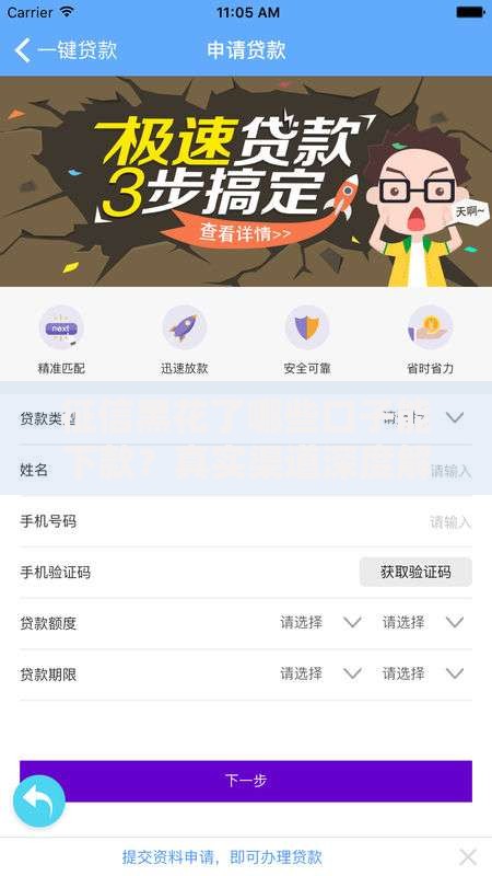 征信黑花了哪些口子能下款？真实渠道深度解析