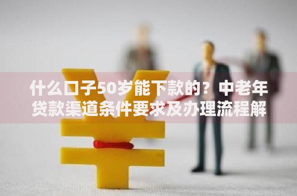 什么口子50岁能下款的？中老年贷款渠道条件要求及办理流程解析