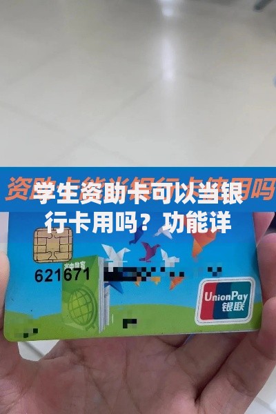 学生资助卡可以当银行卡用吗？功能详解与使用技巧