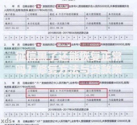 征信黑了还能恢复正常吗？修复方法与贷款策略解析