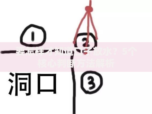 要怎样才知道口子放水？5个核心判断方法解析