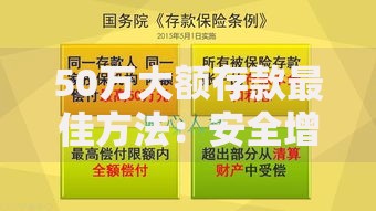 50万大额存款最佳方法：安全增值的实用技巧全解析