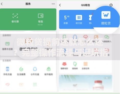 微粒贷提前还款怎么还？完整操作流程与避坑指南