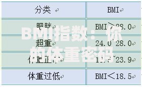 BMI指数：你的体重密码藏着这些健康秘密