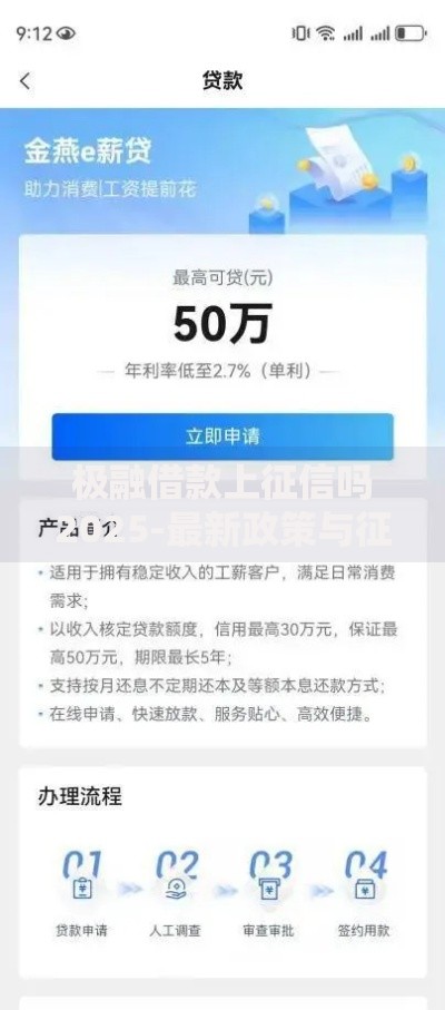 极融借款上征信吗2025-最新政策与征信影响解析