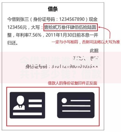 今借到谁谁谁现金共计多少钱？借款凭证的法律效力解析