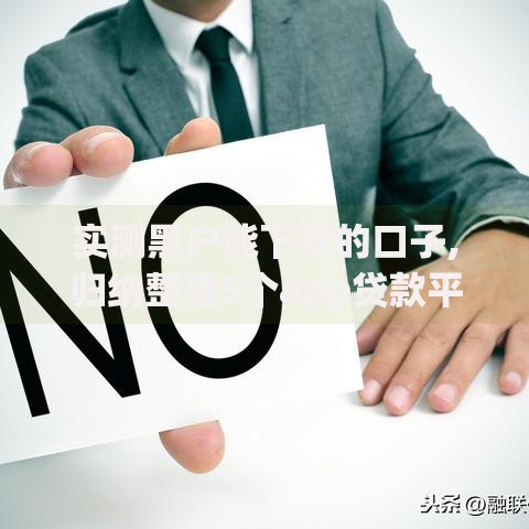 实测黑户能下款的口子,归纳整理5个app贷款平台