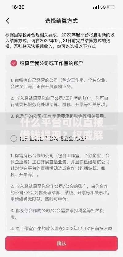 什么平台可以直接借钱提现？权威解析与操作指南