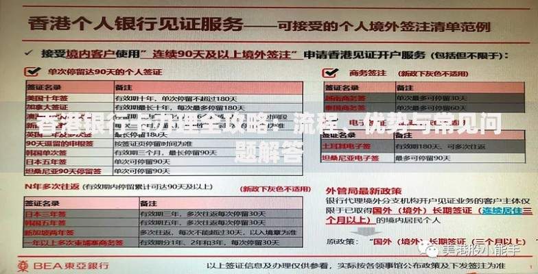 香港银行卡办理全攻略：流程、优势与常见问题解答