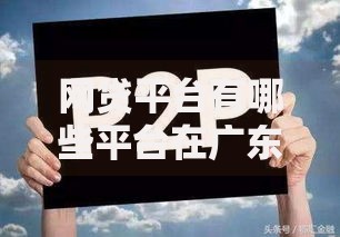 网贷平台有哪些平台在广东的,值得收藏的5个比较大的网贷平台