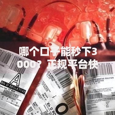 哪个口子能秒下3000？正规平台快速借款攻略