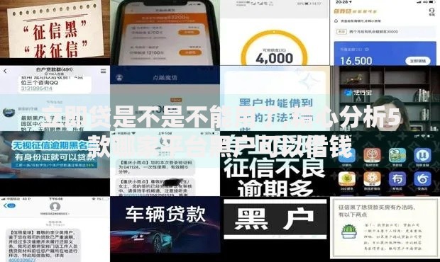 立即贷是不是不能用了,精心分析5款哪家平台黑户可以借钱
