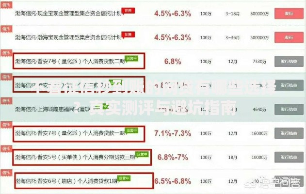 不看征信秒到账的网贷有哪些选择？真实测评与避坑指南