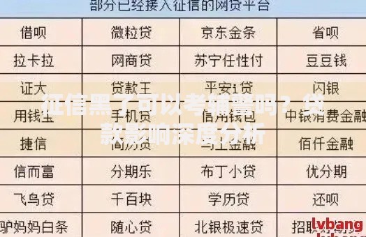 征信黑了可以考辅警吗？贷款影响深度分析