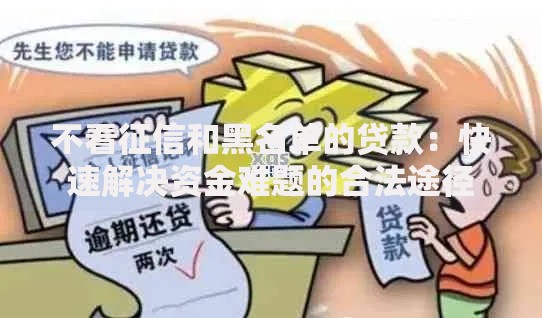 不看征信和黑名单的贷款：快速解决资金难题的合法途径