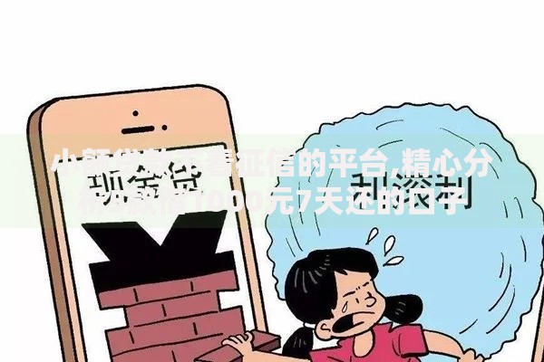 小额贷款不看征信的平台,精心分析5款借1000元7天还的口子