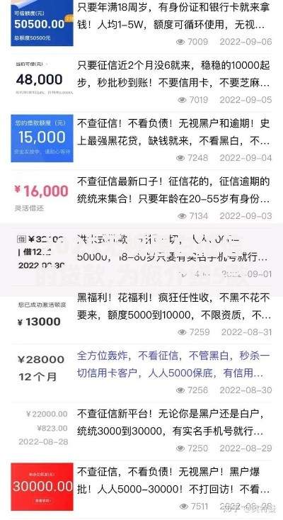 2025无视黑白征信的贷款,为您介绍5款贷款平台最靠谱