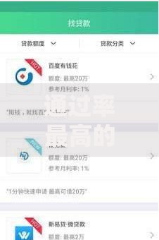 通过率最高的网贷平台,值得收藏的5个贷款可靠的平台