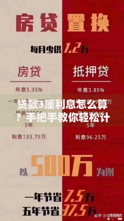 贷款3厘利息怎么算？手把手教你轻松计算，省心又省钱