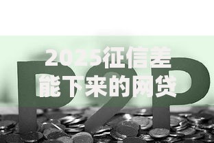 2025征信差能下来的网贷有哪些合规平台