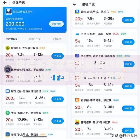 像桔多多容易出额度的商城,为您介绍5款合法贷款平台
