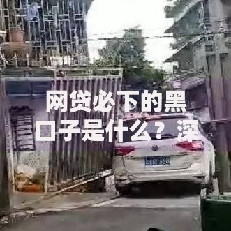 网贷必下的黑口子是什么？深度解析非法借贷陷阱