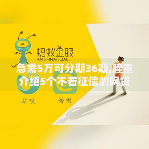急需5万可分期36期,隆重介绍5个不看征信的网贷平台最容易通过的