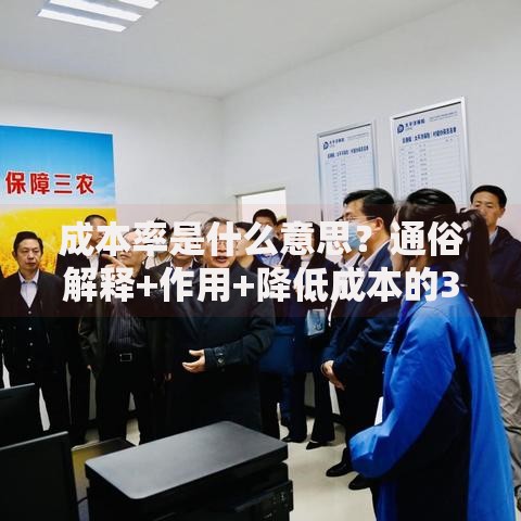 成本率是什么意思？通俗解释+作用+降低成本的3个方法