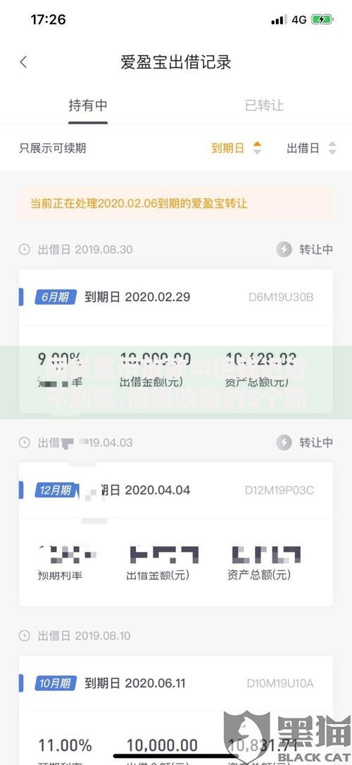 网贷显示放款中但钱迟迟不到账,值得收藏的5个新口子