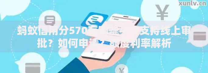 蚂蚁信用分570有哪些平台支持线上审批？如何申请？额度利率解析