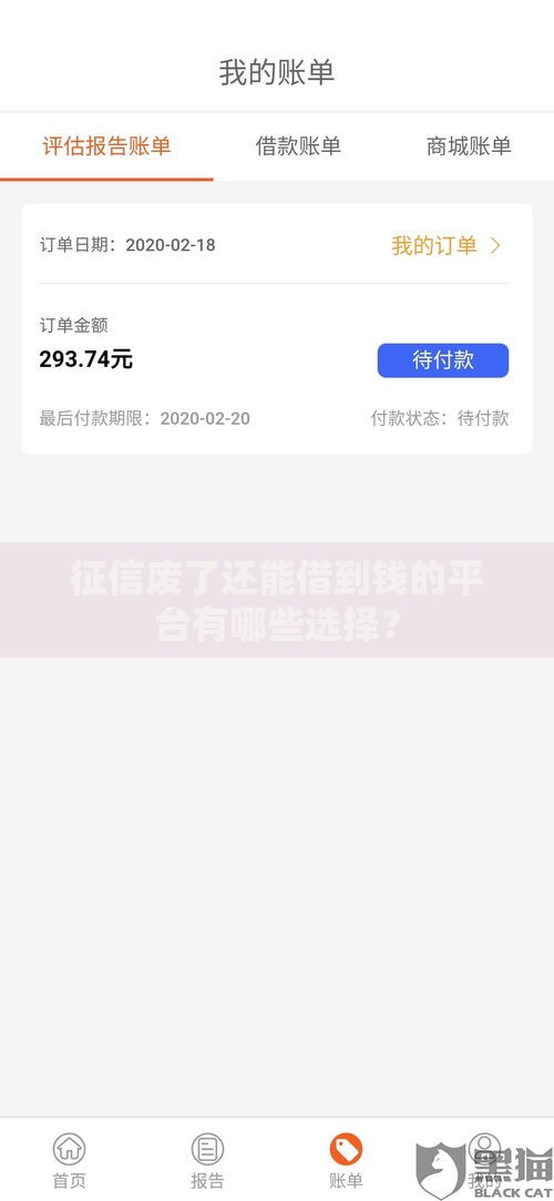 征信废了还能借到钱的平台有哪些选择？