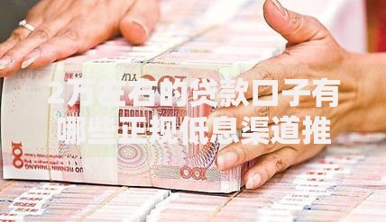 2万左右的贷款口子有哪些正规低息渠道推荐 2万左右的贷款口子有哪些正规低息渠道推荐