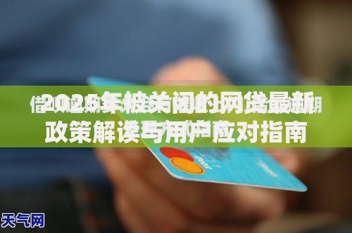 2025年被关闭的网贷最新政策解读与用户应对指南