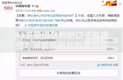 43岁能借款的新口子有哪些？深度解析年龄限制与放款条件