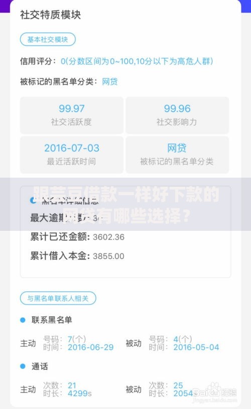 跟芸豆借款一样好下款的网贷有哪些选择？