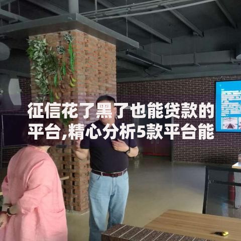 征信花了黑了也能贷款的平台,精心分析5款平台能借钱